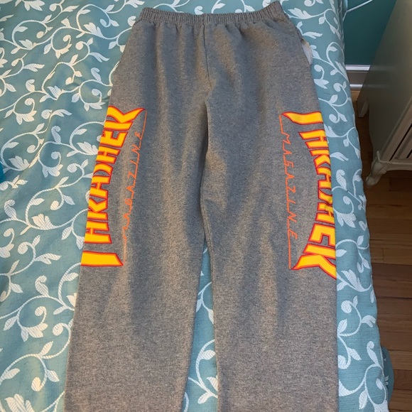 grey thrasher sweatpants
